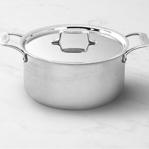 All-Clad 8 Qts Stainless Steel Cookware Pot with Lid like new.